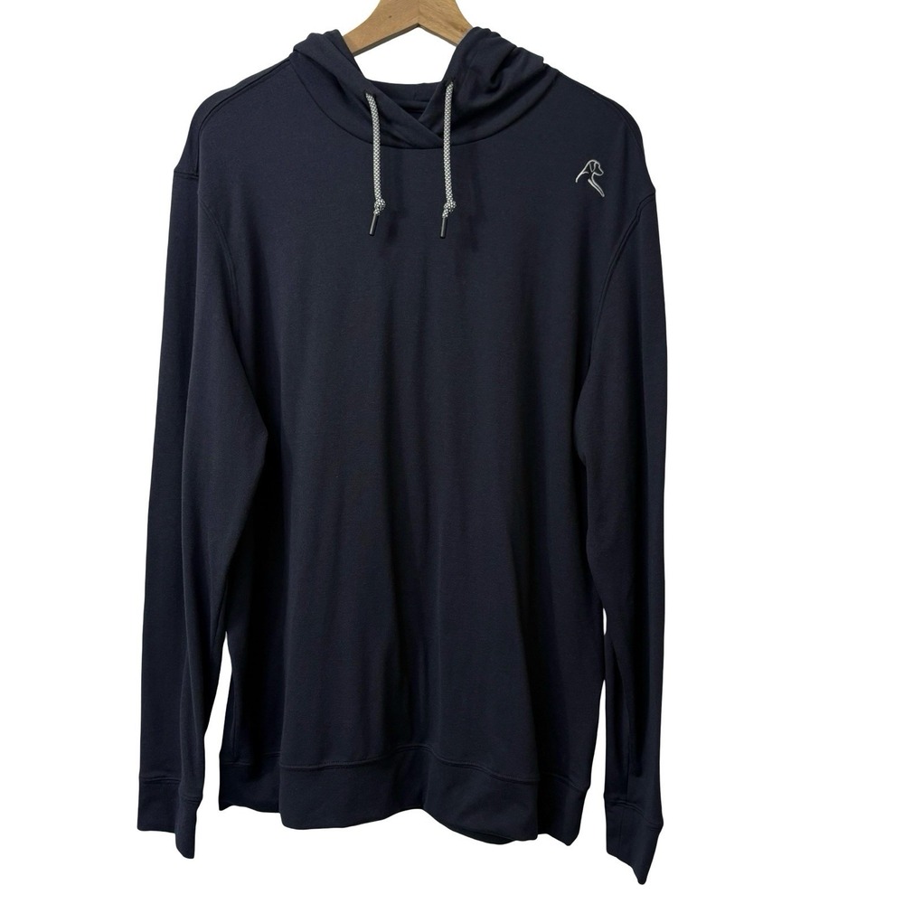 Rhoback Hesi Performance Hoodie Dark Blue Size Medium